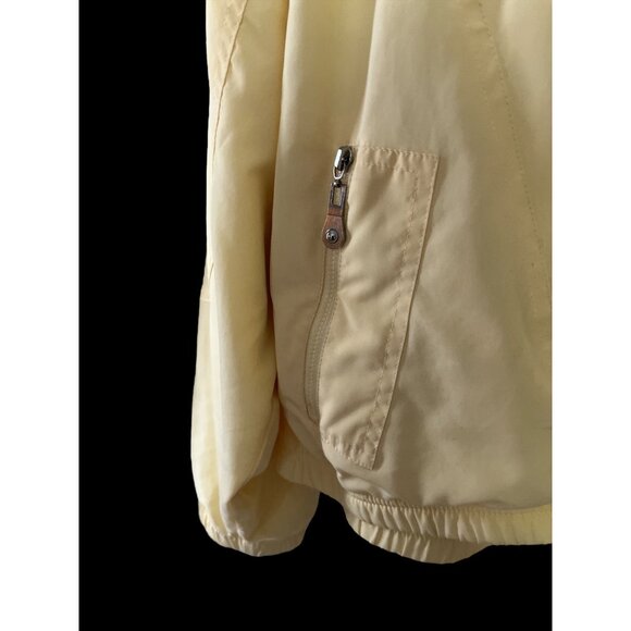 Vintage Koret Sport Women’s Yellow Zip-Up Windbreaker Jacket XL - Picture 5 of 6
